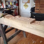 How I made the arch in the bottom of the lintel beam